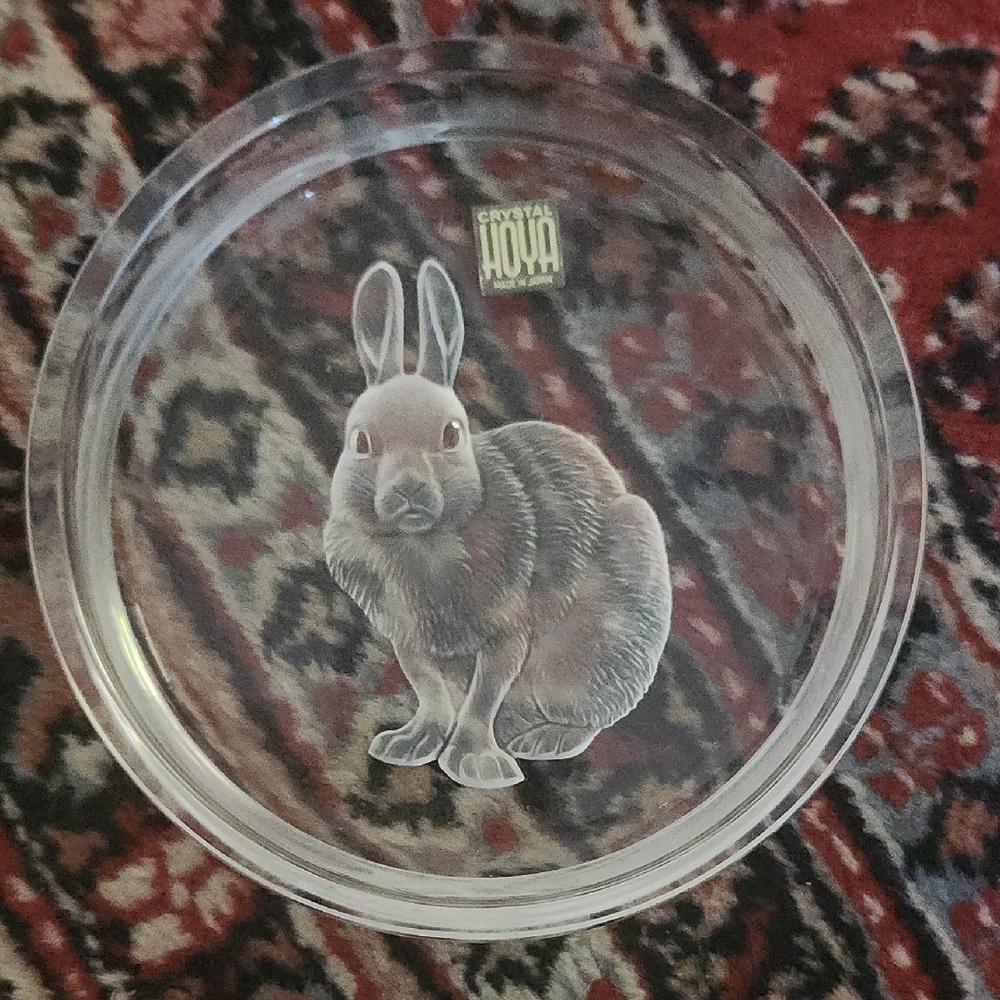 Crystal‎ Hoya Rabbit Paperweight